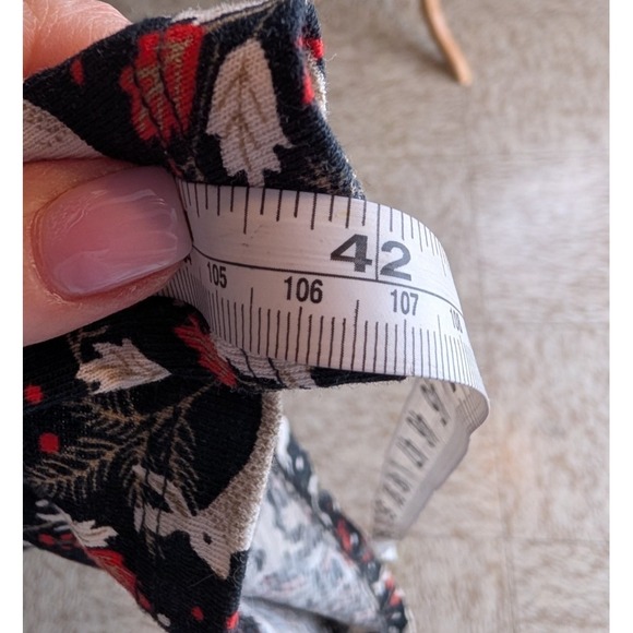 Boden Penny Rabbit Floral Print Retro Mod Dress Black Size 4L Whimsical Preppy - Picture 9 of 13